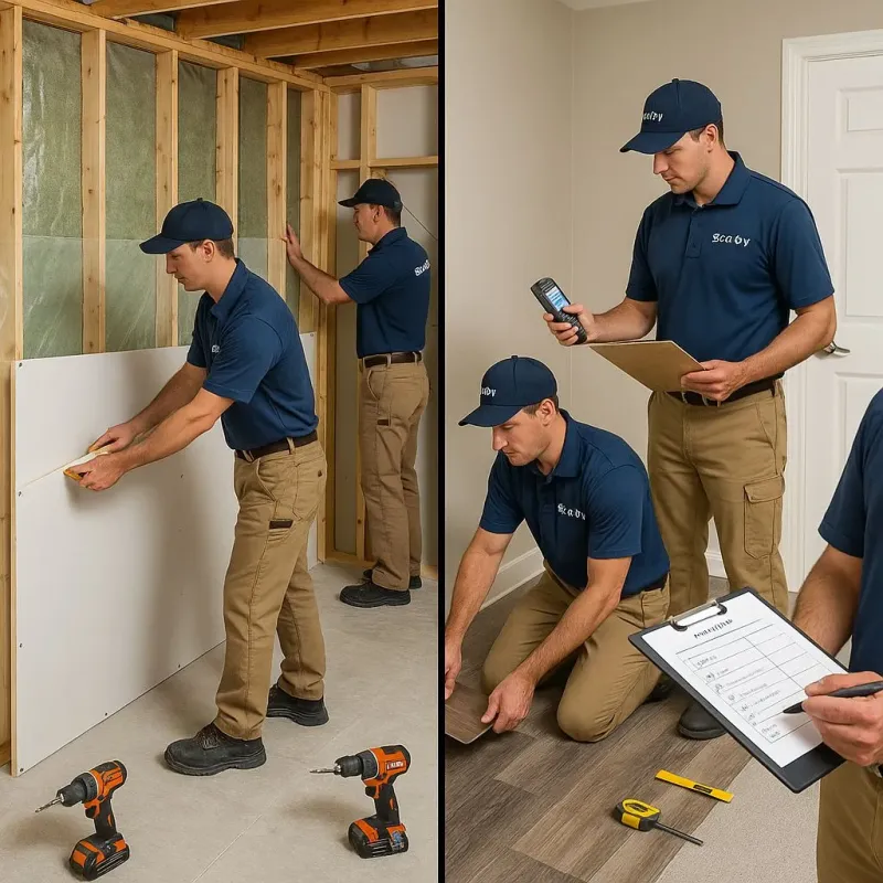 Repairs and Reconstruction process in Artondale, WA